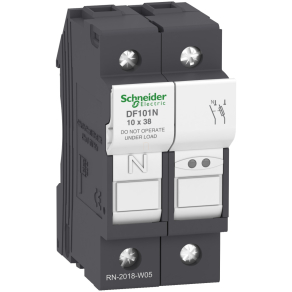   Schneider Electric TeSys DF, LS1/GK1 - DF101N - Biztosíték tartó 1P N 32A biztosítékhoz