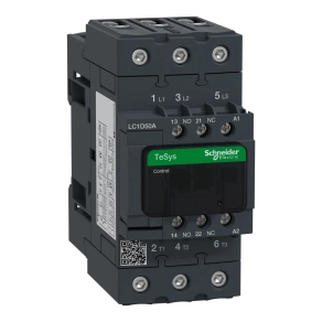 Schneider Electric TeSys D - LC1D50AB7 - 3pólusú Everlink mágneskapcsoló (AC3, 400V 50A) , tek. 24V AC 50/60Hz