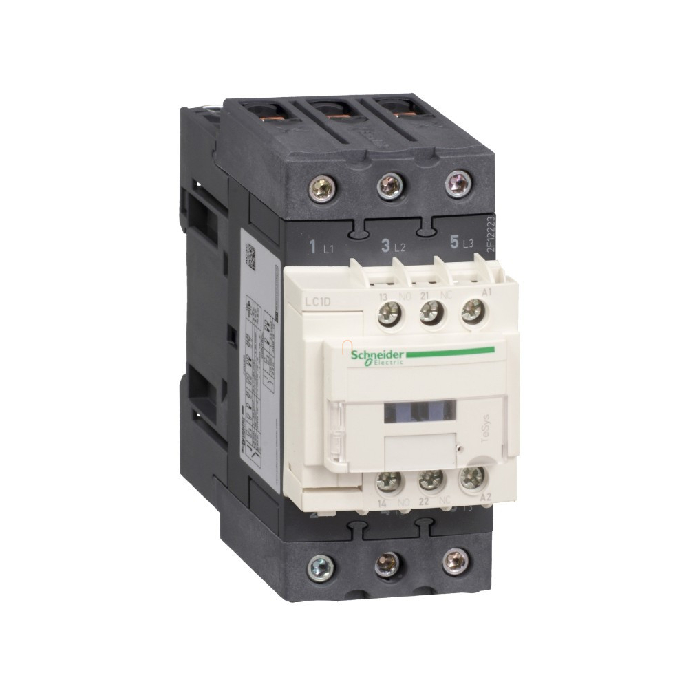 Schneider 3 pólusú mágneskapcsoló (AC3, 400V 65A), tek. 200V AC 50/60Hz (Everlink)