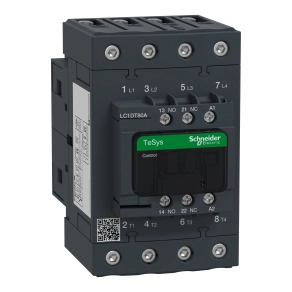 Schneider Electric TeSys D - LC1DT80AP7 - 4 pólusú Everlink mágneskapcsoló AC1 415V 80 A, tek. 230V AC 50/60Hz