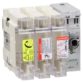 Schneider Electric TeSys GS - GS2J3 - Biztosítóbetétes megszakító szakaszoló