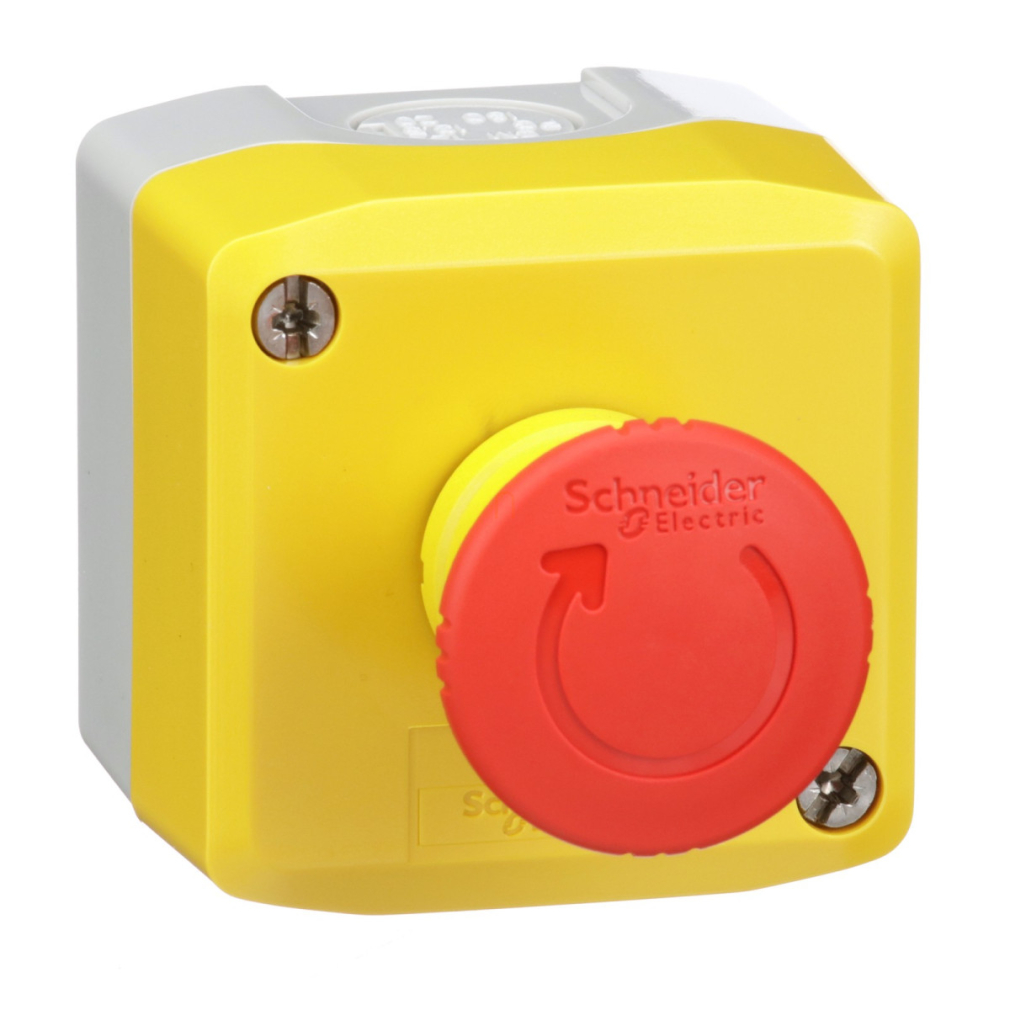 Tokozott vészgomb, TTR, H7 XALK178H7 Schneider