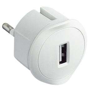 Legrand USB-s csatlakozódugó 1, 5A-5V, fehér - 50680