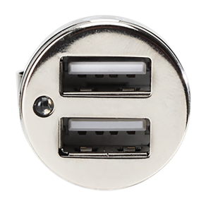   Legrand Szivargyújtó töltő 2 USB csatlakozóval fekete, 2, 1A-5V fekete - 50682