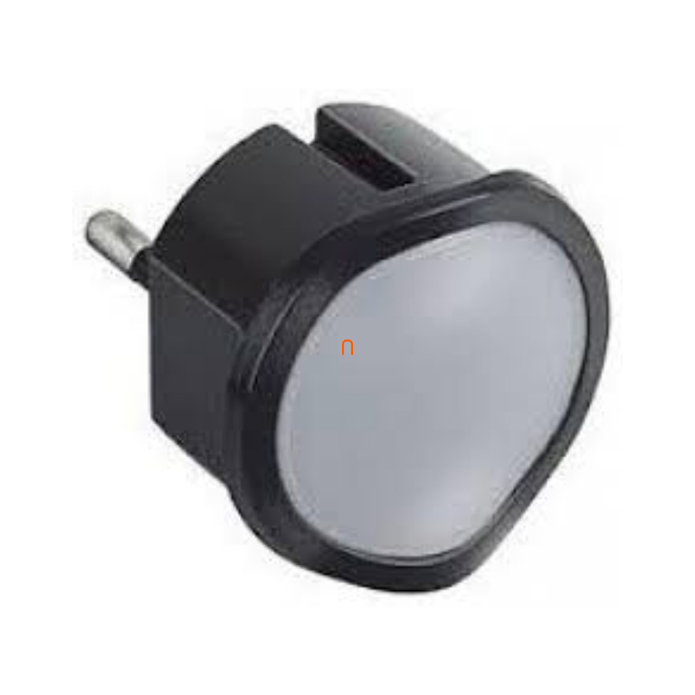 Legrand 050679 Csatlakozódugó tartalékvilágítással, LED, fényerőszabályozható, fekete