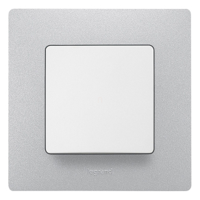 Legrand Niloé 1-es keret, alumínium - 397041