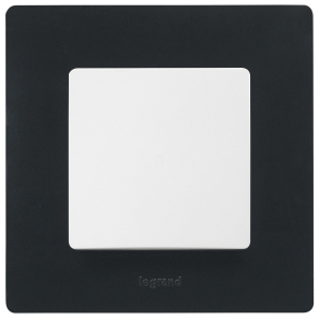 Legrand Niloé 1-es keret, onyx fekete - 397051