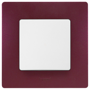 Legrand Niloé 1-es keret, padlizsán lila, - 397081