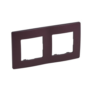 Legrand Niloé 2-es keret, padlizsán lila - 397082