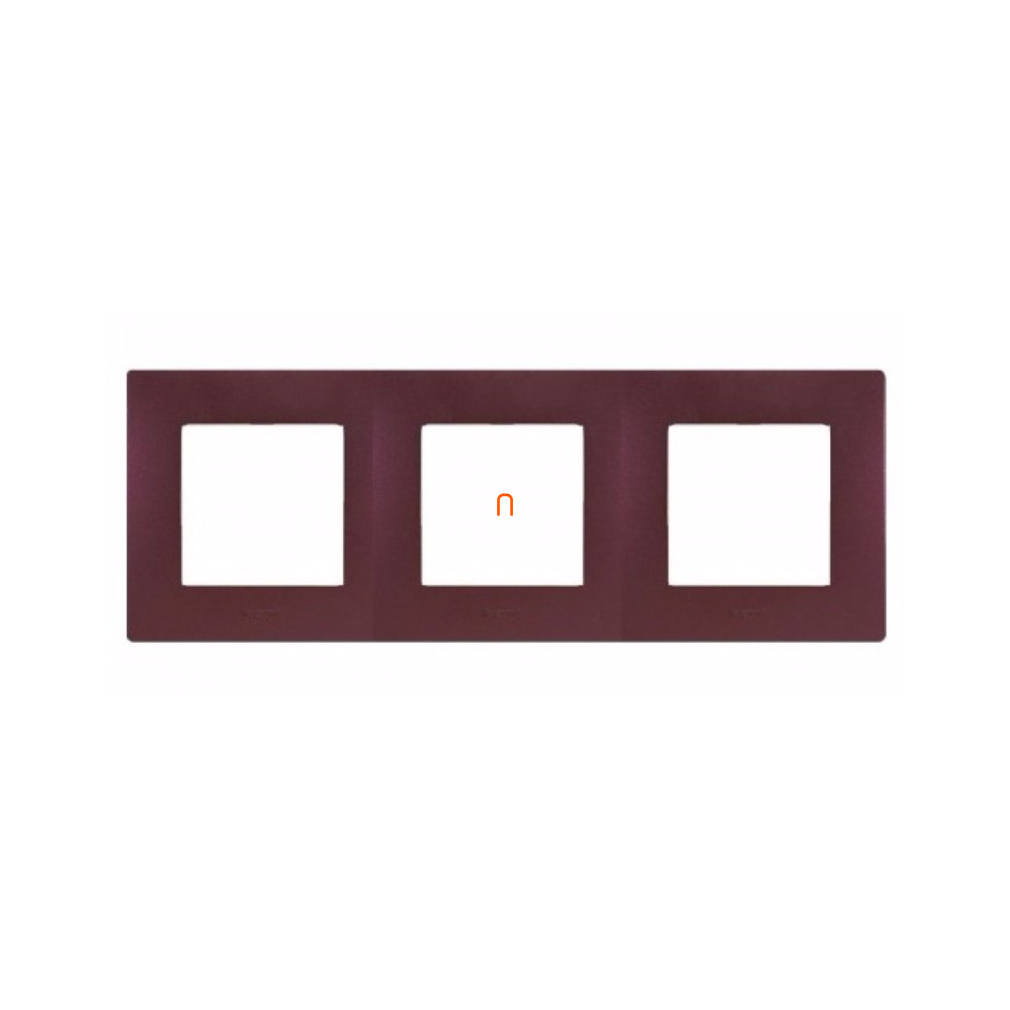 Legrand Niloé padlizsán lila keret 3-as 397083