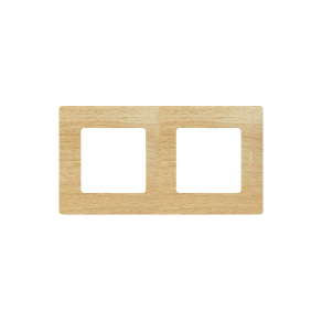 Legrand Niloé 2-es keret, világos fa dekor - 397096