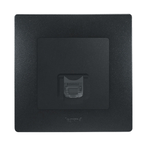 Legrand Niloé 1-es keret, matt fekete - 397031