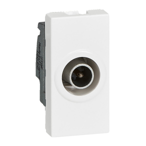   Legrand Program Mosaic csillagpontos TV aljzat-9, 5mm, 1 modulos, fehér - 78793