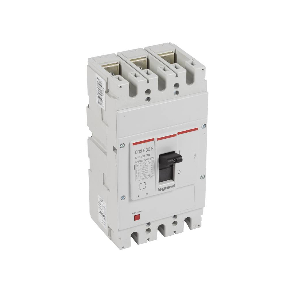 DRX630 3P 36 kA 500A t.m. kompakt megszakító 027236 Legrand