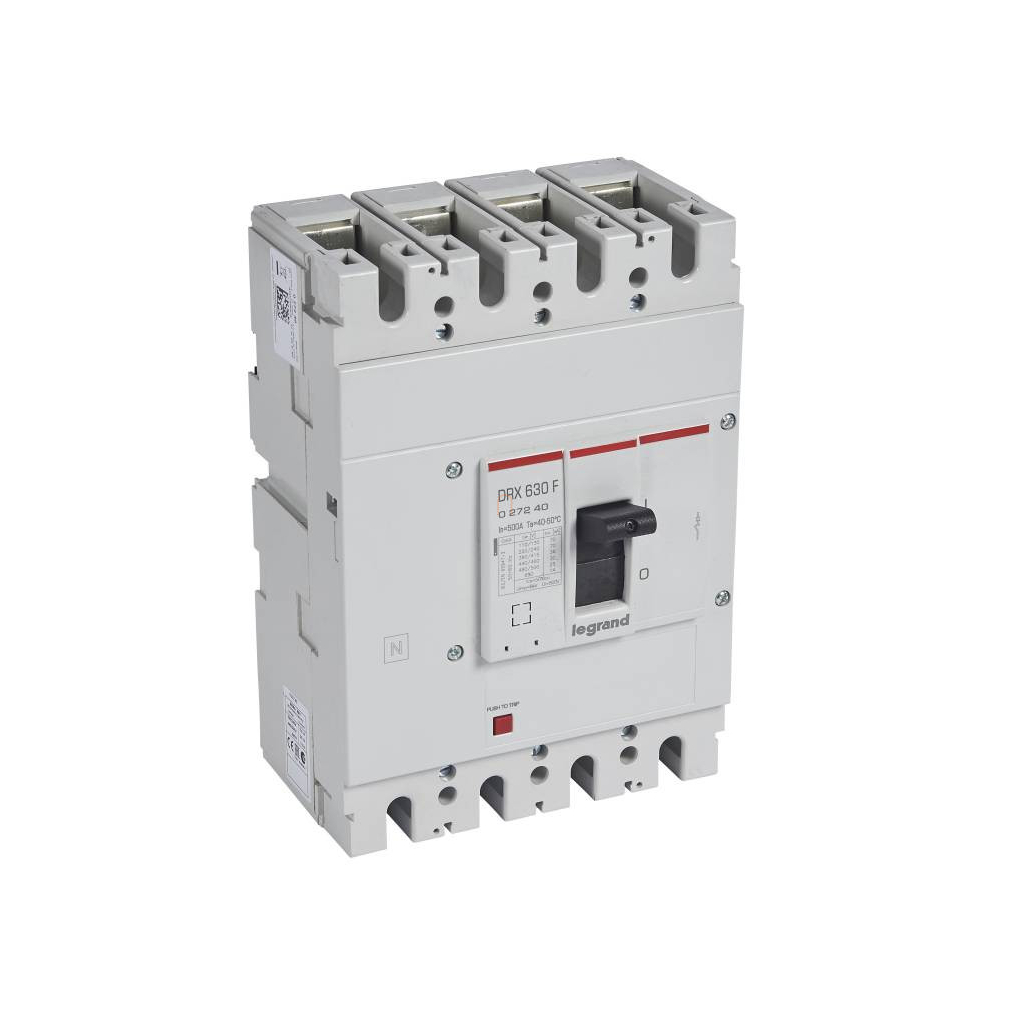 DRX630 4P 36 kA 500A t.m. kompakt megszakító 027240 Legrand