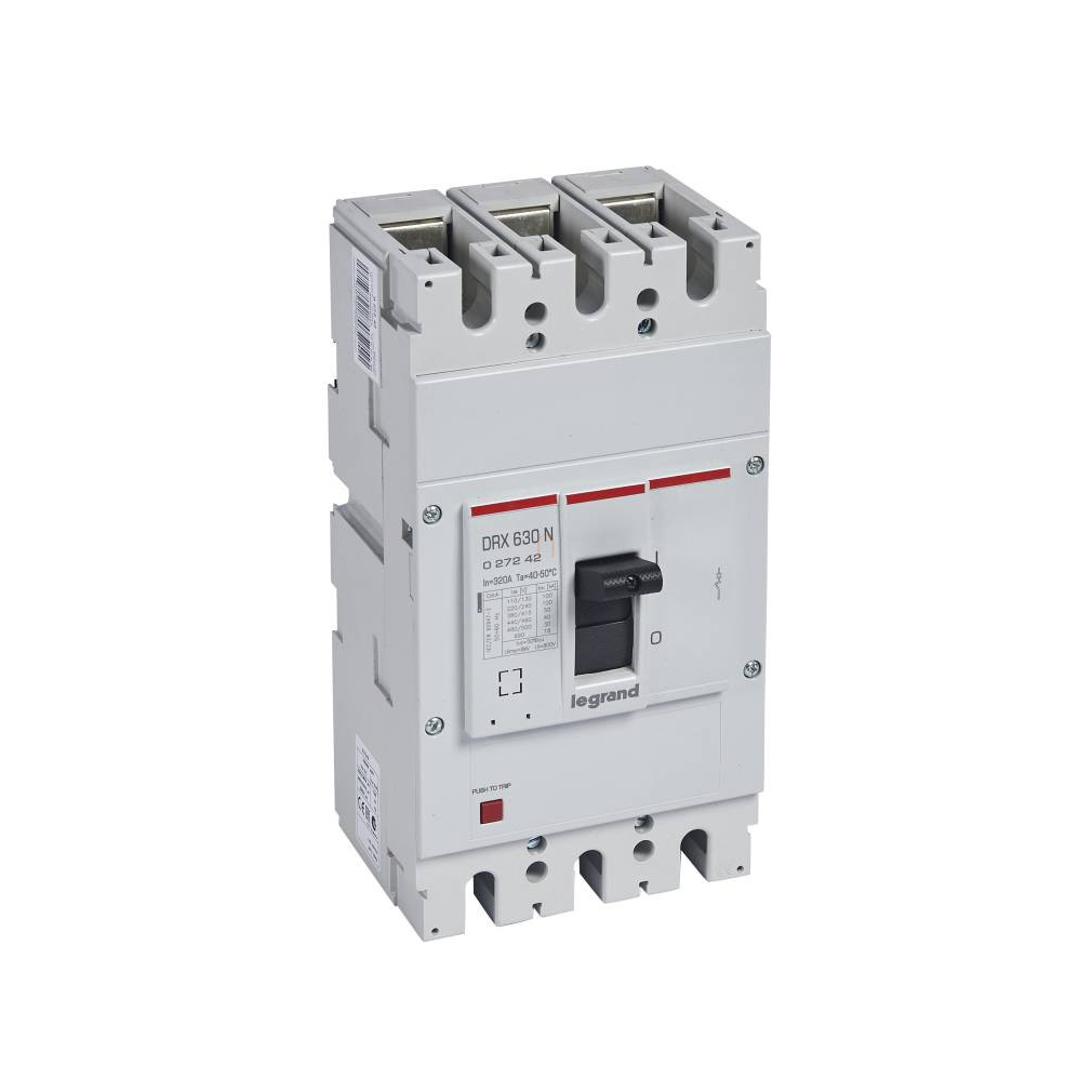 DRX630 3P 50 kA 320A t.m. kompakt megszakító 027242 Legrand