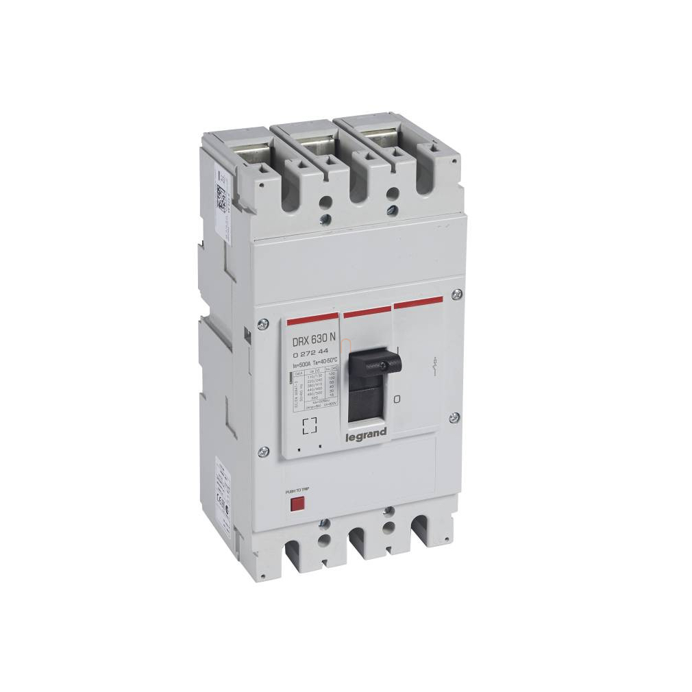 DRX630 3P 50 kA 500A t.m. kompakt megszakító 027244 Legrand