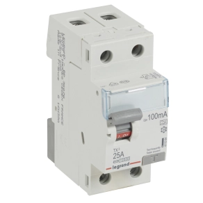 Legrand TX3 áram-védőkapcsoló 2P 25A 100MA A - 411564