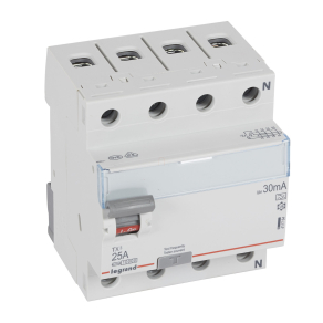 Legrand TX3 áram-védőkapcsoló 4P D 25A 30MA A - 411764