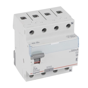 Legrand TX3 áram-védőkapcsoló 4P D 25A 300MA A - 411784