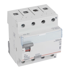 Legrand TX3 áram-védőkapcsoló 4P D 63A 300MA A - 411786