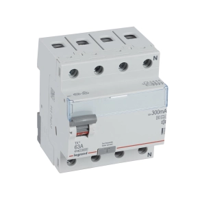   Legrand TX3 áram-védőkapcsoló 4P D 63A 300MA A-S - 411805