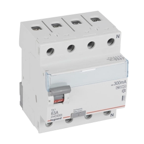   Legrand TX3 áram-védőkapcsoló 4P D 63A 300MA A-HPI - 411821