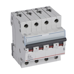 Legrand TX3 kismegszakító 4P B16 6000A/6kA BIC - 403417