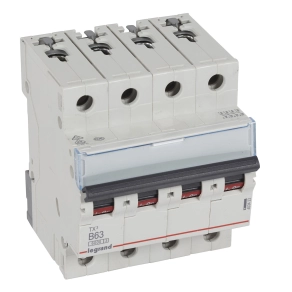Legrand TX3 kismegszakító 4P B63 6000A/6kA BIC - 403423