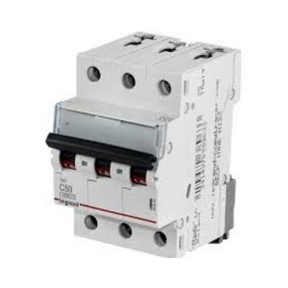 Legrand kismegszakító 3C 50A 6kA TX3 403550