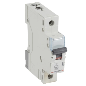 Legrand TX3 kismegszakító 1P D20 6000A/6kA BIC - 403722