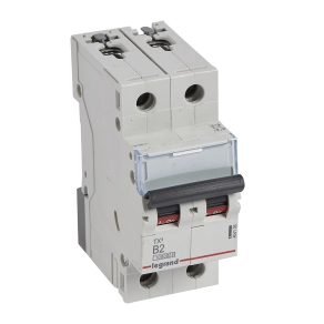 Legrand TX3 kismegszakító 2P B2 10000A/10kA BIC - 404106