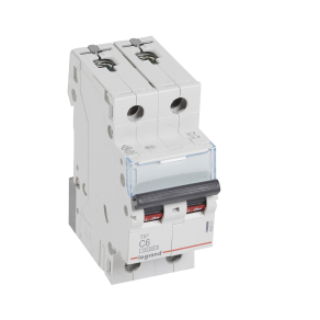 Legrand TX3 kismegszakító 2P C6 10000A/10kA BIC - 404201