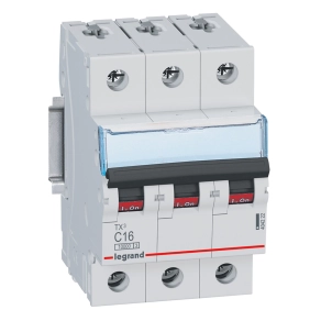 Legrand TX3 kismegszakító 3P C16 10000A/10kA BIC - 404222