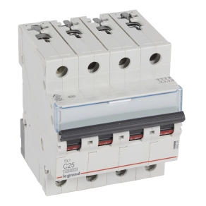 Legrand TX3 kismegszakító 4P C25 10000A/10kA BIC - 404258