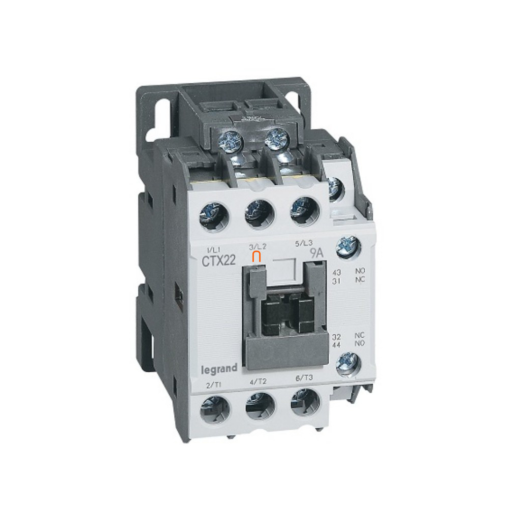 Leg.416086 CTX3 ip. mágneskapcsoló 3P 9A 1Z+1NY 230V AC