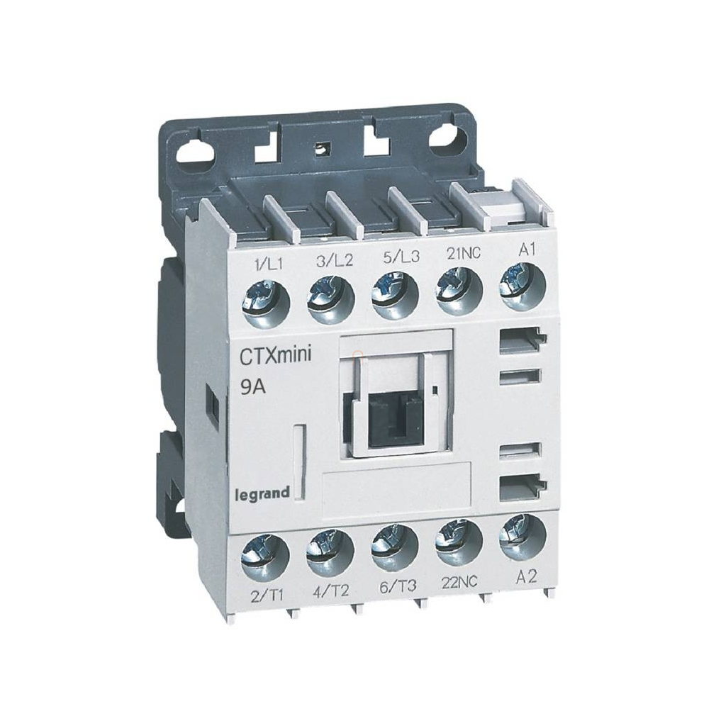 CTX3 Mini ip. mágneskapcsoló 3P 9A 1NY 24V AC 417030 Legrand