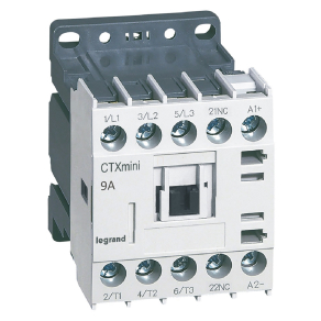   Legrand CTX3 Mini ipari mágneskapcsoló 3P 9A 1NY 24V DC - 417031