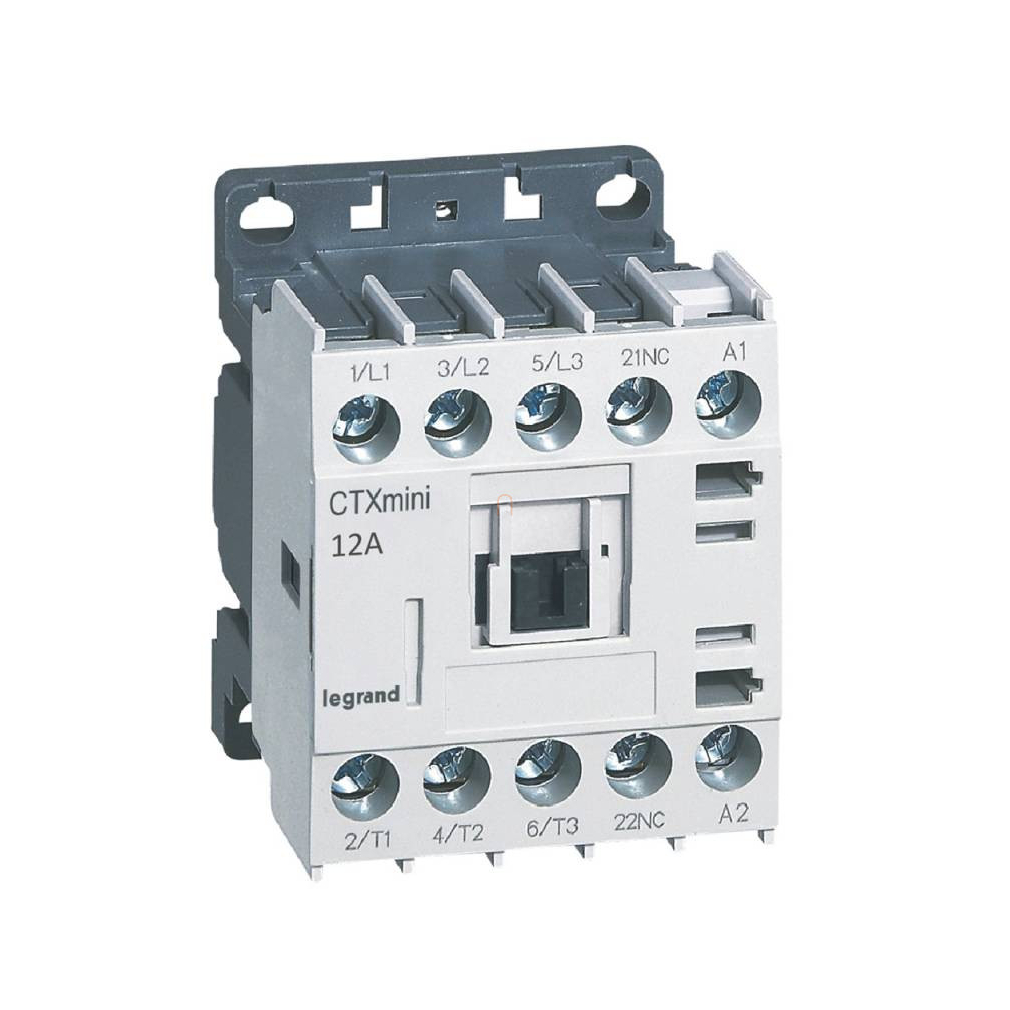 CTX3 Mini ip. mágneskapcsoló 3P 12A 1NY 24V AC 417050 Legrand