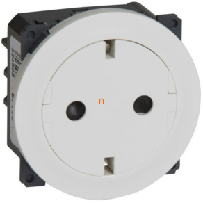   Legrand Céliane 2P+F csatlakozóaljzat, falsíkba illeszkedő fehér betéttárcsával, (GYV) biztonsági zsalus - 67166