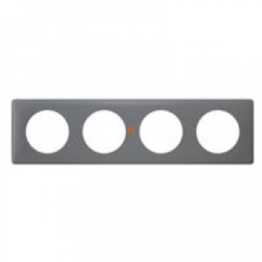 Legrand Céliane 4-es keret, kékesszürke - 66734