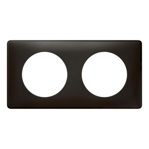 Legrand Céliane 2-es keret, karbon - 68982