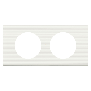 Legrand Céliane 2-es keret, fehér corian - 69012