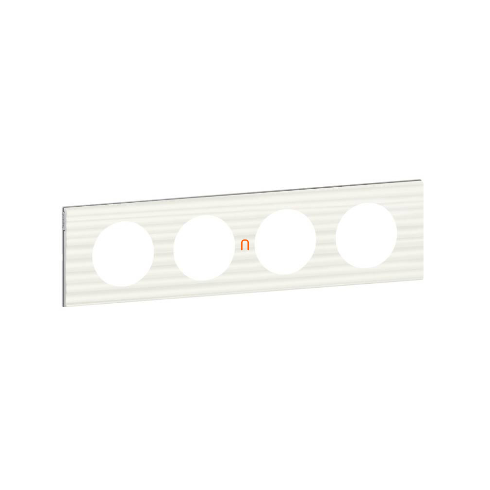 Legrand 069014 Céliane 4-es keret, fehér corian