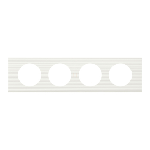 Legrand Céliane 4-es keret, fehér corian - 69014