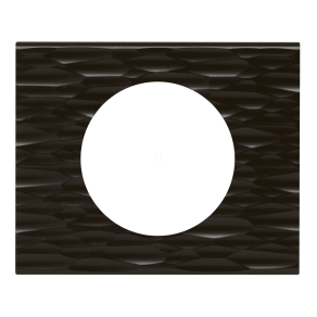 Legrand Céliane 1-es keret, fekete corian - 69021