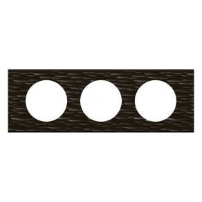 Legrand Céliane 3-as keret, fekete corian - 69023