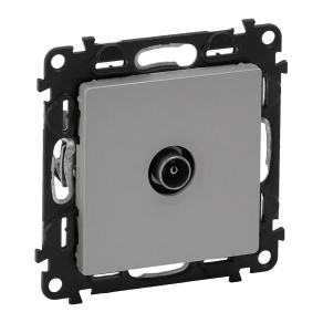   Legrand Valena Life TV aljzat, csillagpontos, 1, 5 dB alumínium - 753351