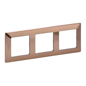Legrand Valena Life 3-as keret, réz dekor - 754163