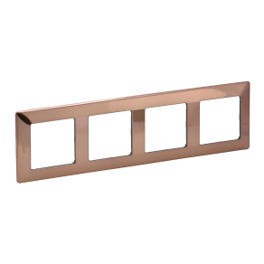 Legrand Valena Life 4-es keret réz dekor - 754164